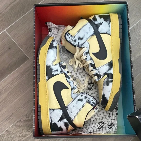 Nike Dunk High 1985 SP "Black Acid Wash" - Picture 8 of 11